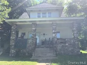 a view of a glass door