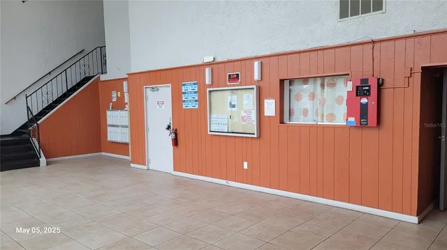 a view of a trees in a yard