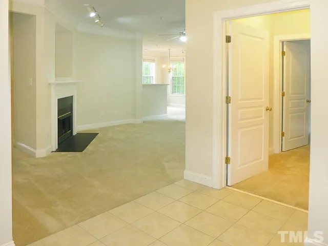 a view of a bathroom with a shower