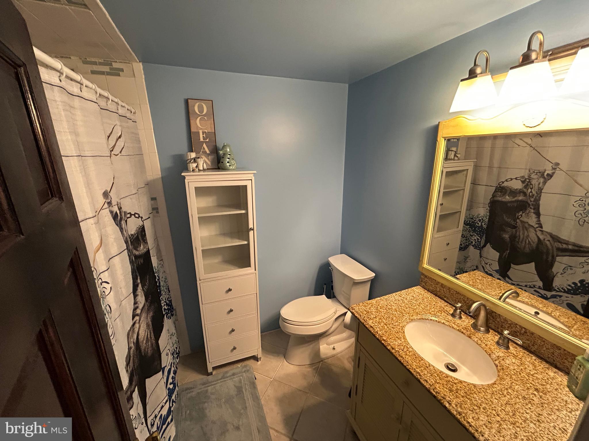 3243 Morrell Avenue Philadelphia, PA 19114 - Photo 22 of 28 a bathroom with a granite countertop sink toilet and shower