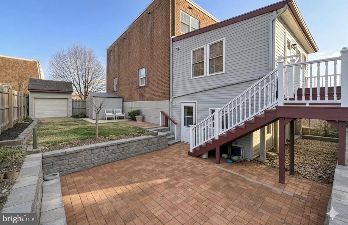3243 Morrell Avenue Philadelphia, PA 19114 - Photo 25 of 28 a view of a house with wooden stairs