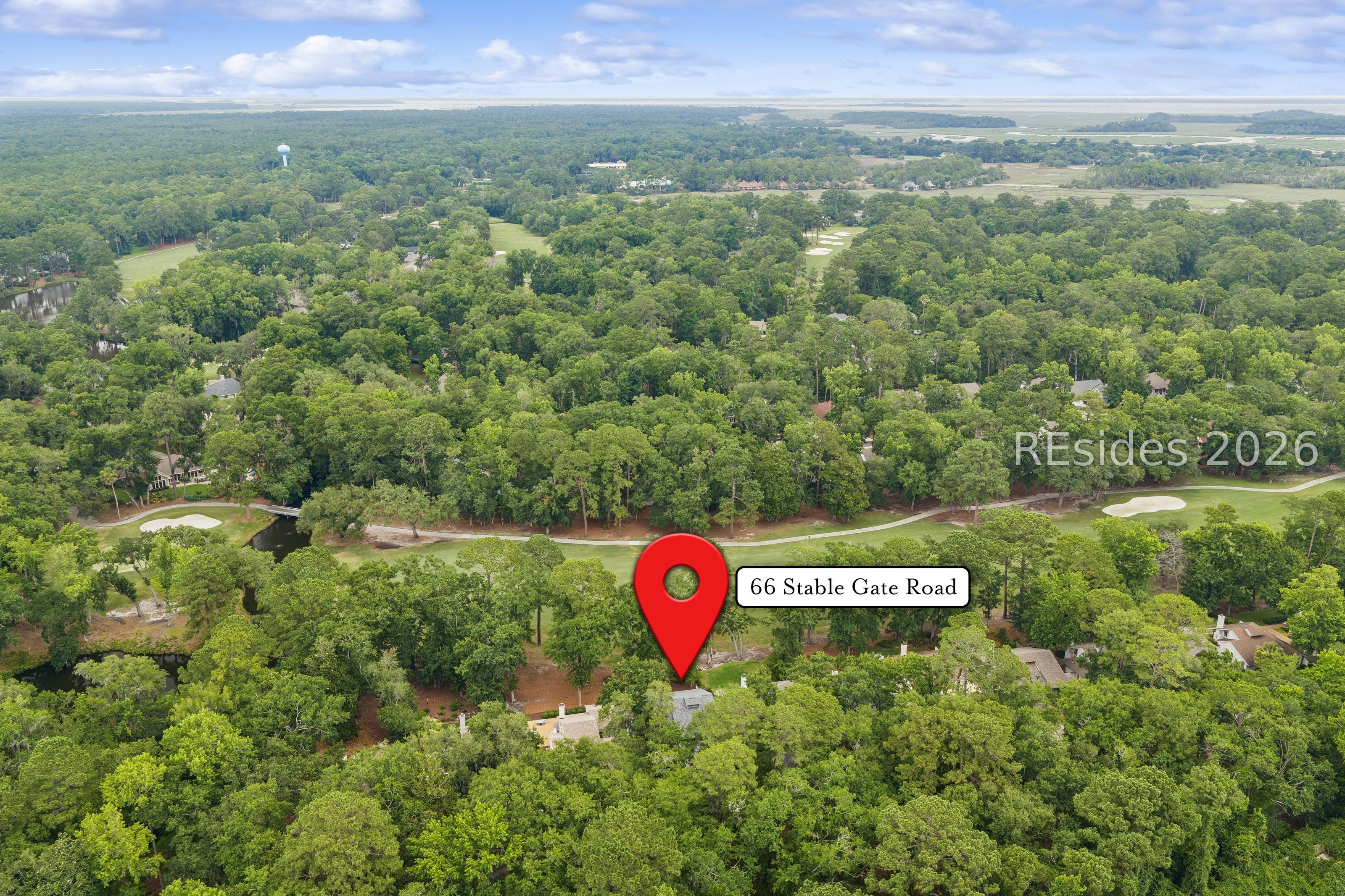 66 Stable Gate Road Hilton Head Island, SC 29926 - Photo 6 of 76 Aerial View