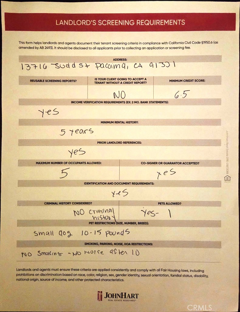 13716 Judd Street Pacoima, CA 91331 - Photo 2 of 24 New Supplement