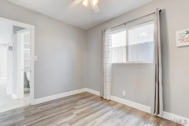 a view of wooden floor