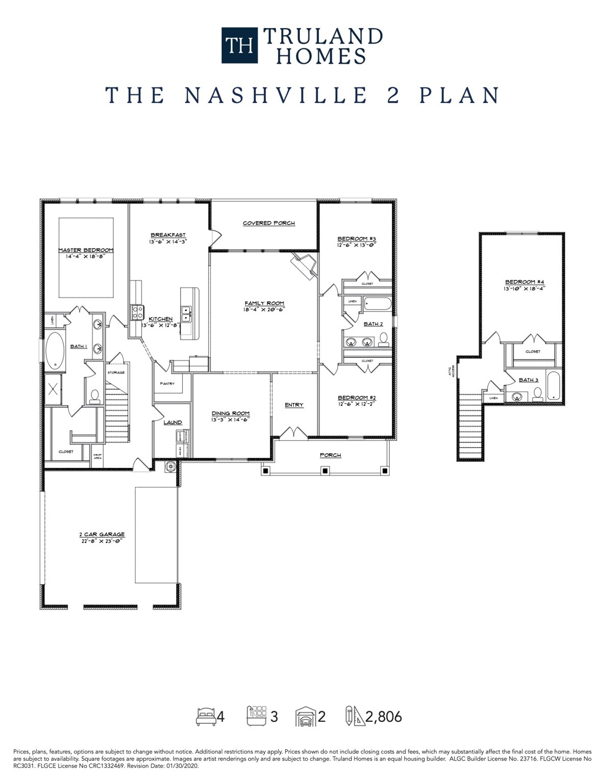 438 McClellan Boulevard Fairhope, AL 36532 - Photo 19 of 19 Floor Plan