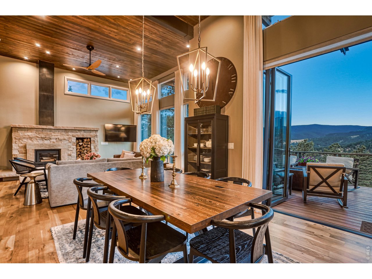 153 Poorman Road Boulder, CO 80302 - Photo 16 of 50 NanaWalls between indoor and outdoor dining