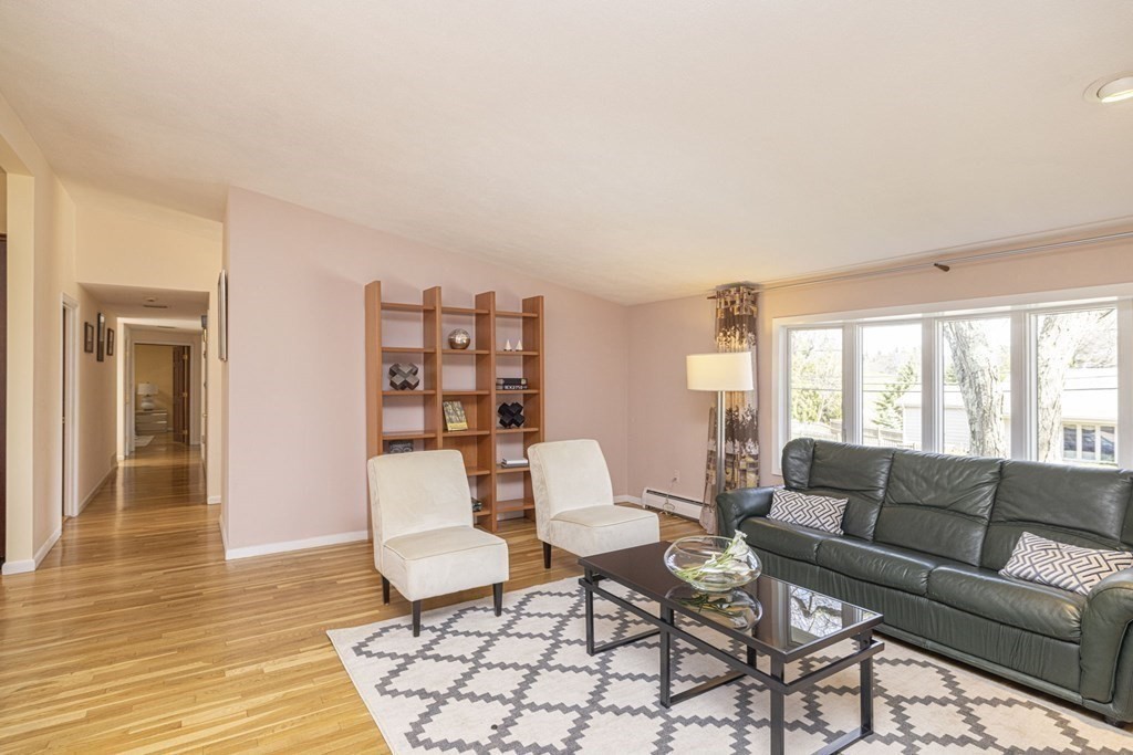 6 Nelson Drive Brookline, MA 02467 - Photo 5 of 42 a living room with furniture and wooden floor
