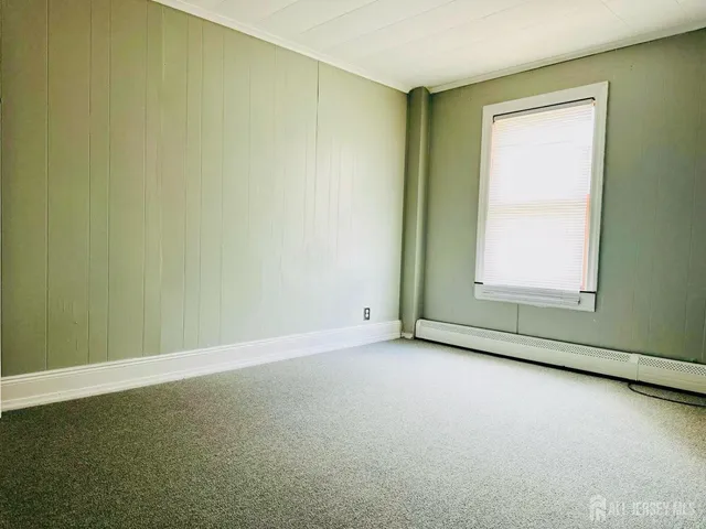 an empty room with window