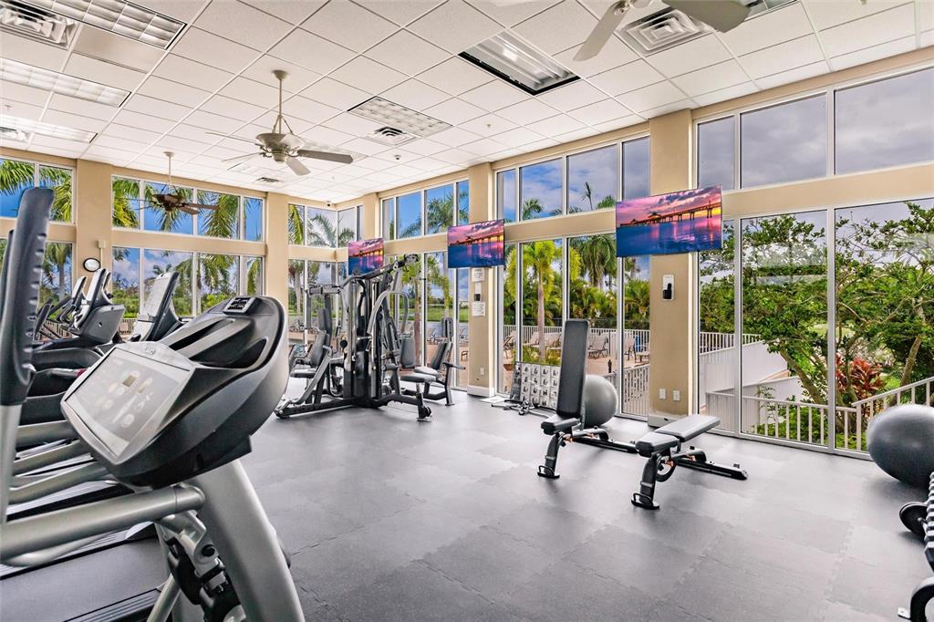 8409 Placida Road, Unit 308 Placida, FL 33946 - Photo 47 of 56 a view of a room with gym equipment