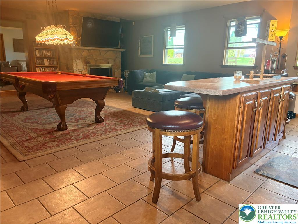 100 Hazelwood Road Lehighton, PA 18235 - Photo 7 of 31 a room with pool table and windows
