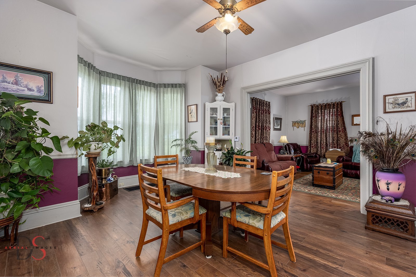 2117 North 23rd Road Marseilles, IL 61341 - Photo 14 of 33 a view of a dining room with furniture and wooden floor