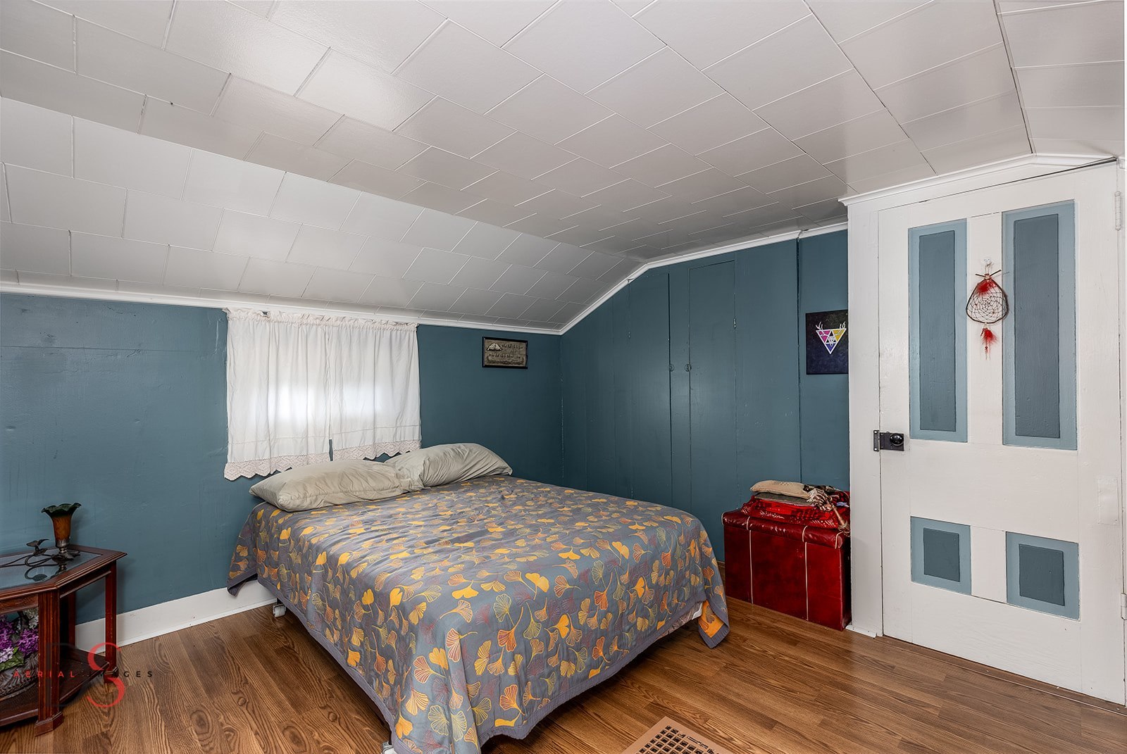 2117 North 23rd Road Marseilles, IL 61341 - Photo 25 of 33 a bedroom with a large bed and a chandelier