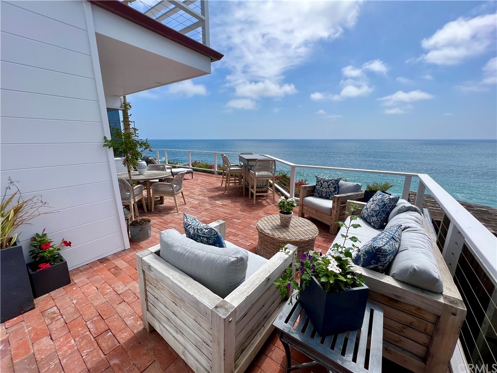 7 Camel Point Drive Laguna Beach, CA 92651 - Photo 45 of 48 a view of a balcony with furniture