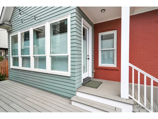 a house view with a garden space