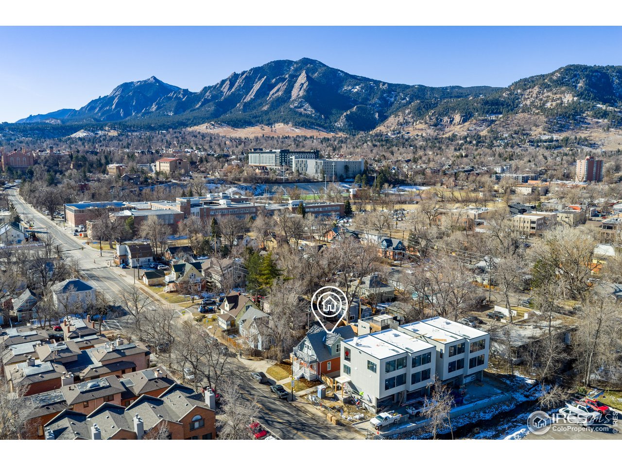 1627 17th Street Boulder, CO 80302 - Photo 36 of 44 Nestled at the foot of the mountains in downtown Boulder