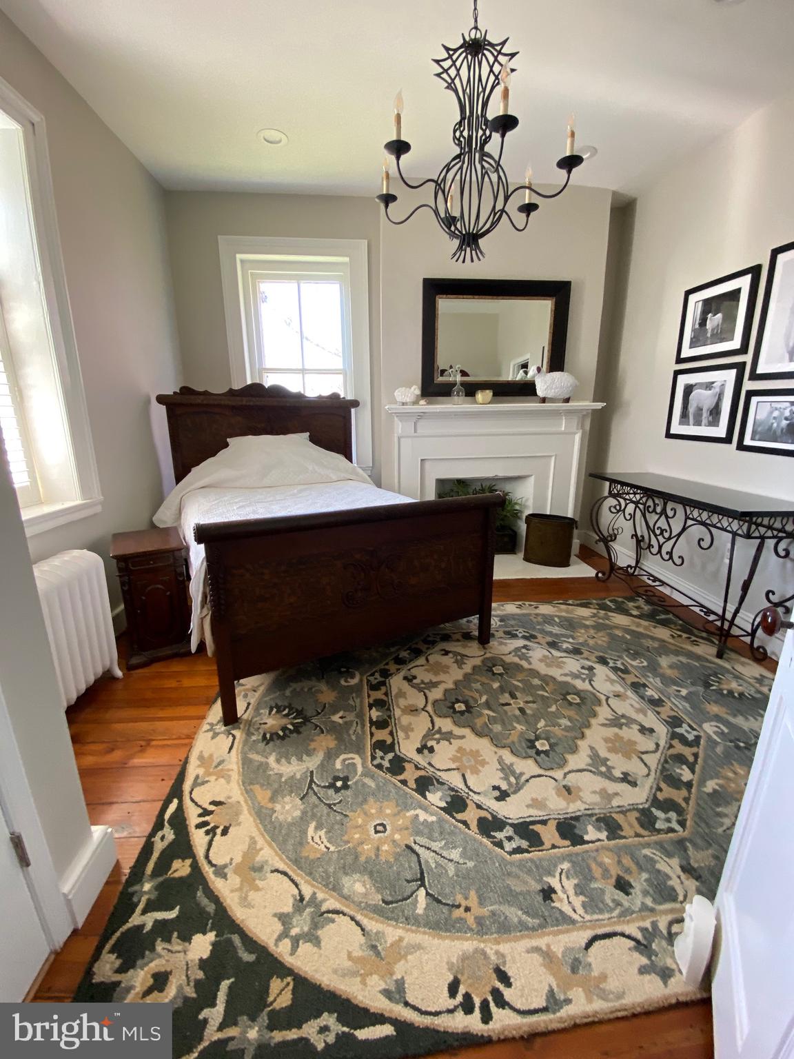 74 Waterloo Street Warrenton, VA 20186 - Photo 14 of 19 a living room with fireplace furniture and a flat screen tv
