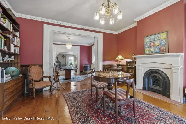 a view of a garden with plants