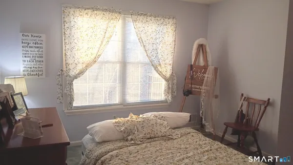 a picture of a tree in a house next to a window