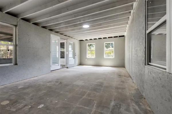 a view of livingroom with natural light