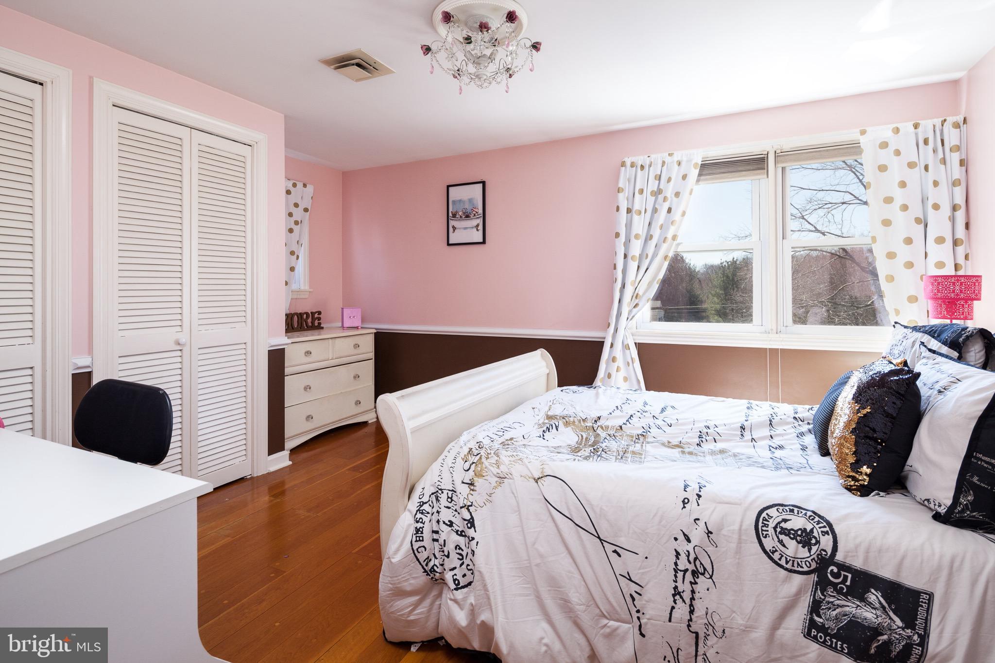 1521 Ryan Road Fallston, MD 21047 - Photo 15 of 25 BEDROOM WITH HARDWOOD FLOORS AND TWO CLOSETS