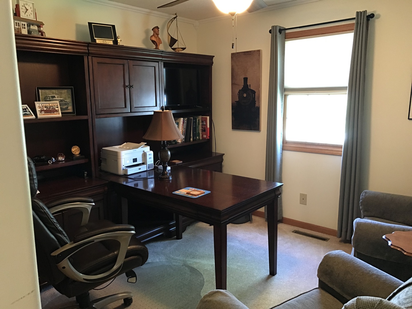 115 Seneca Lane Loda, IL 60948 - Photo 13 of 21 a view of a workspace with furniture