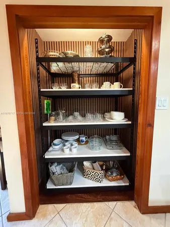 a view of rack on the wall