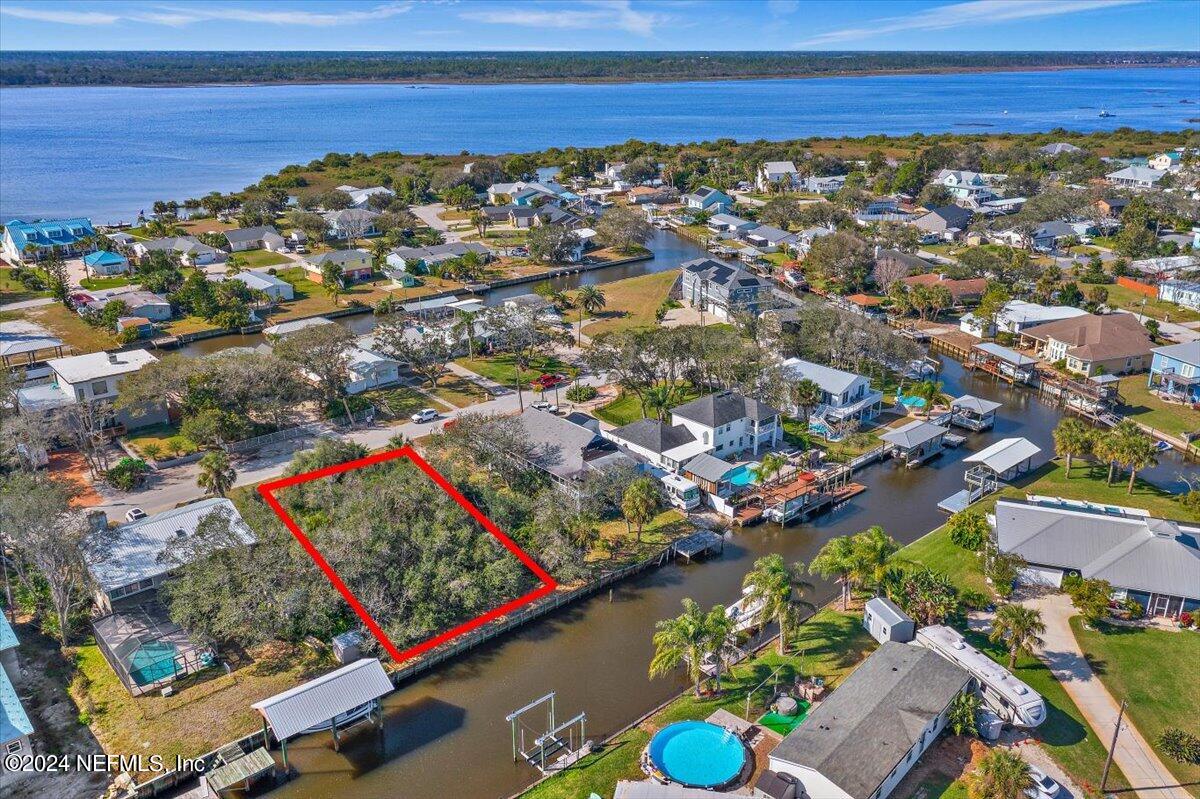 6334 Gomez Road St. Augustine, FL 32080 - Photo 3 of 12 05-Aerial Back View to the ICW