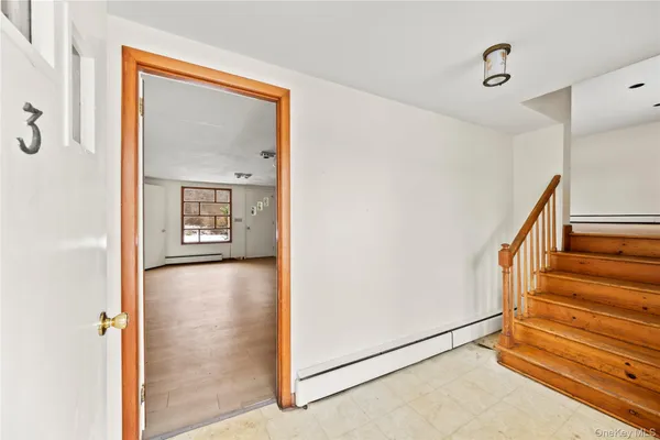 a view of an entryway door