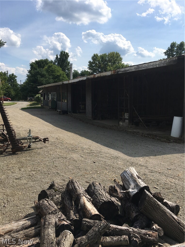 3051 Old Forge Road Kent, OH 44240 - Photo 10 of 27 Rear of out building, with view of 3 oversized car ports!