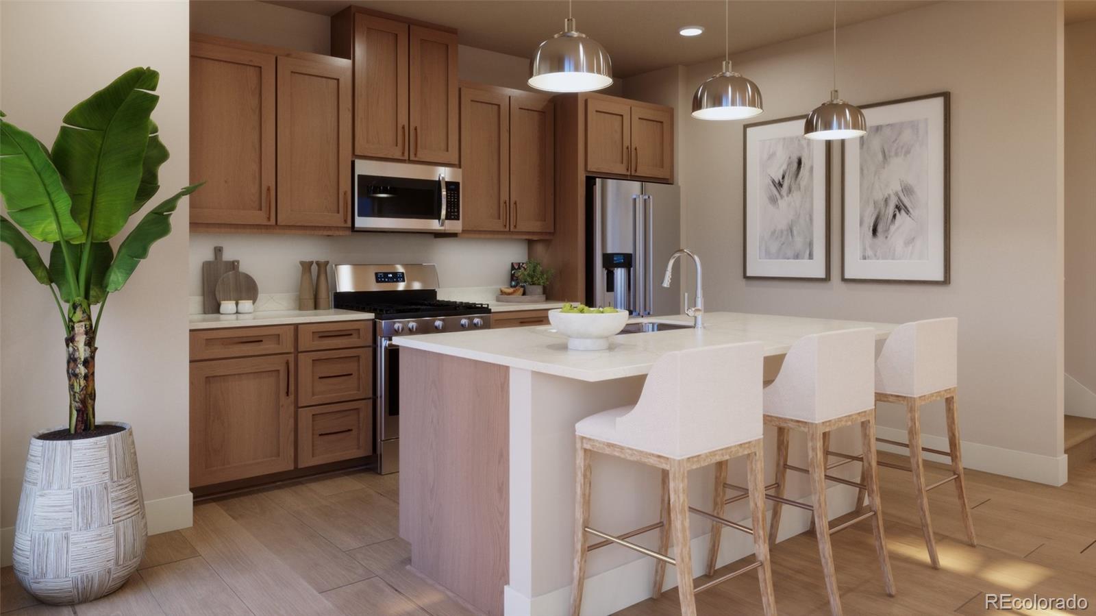 98 High Grove Loop Winter Park, CO 80482 - Photo 6 of 24 a kitchen with stainless steel appliances a stove refrigerator sink and microwave