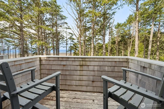 a view of outdoor space with seating