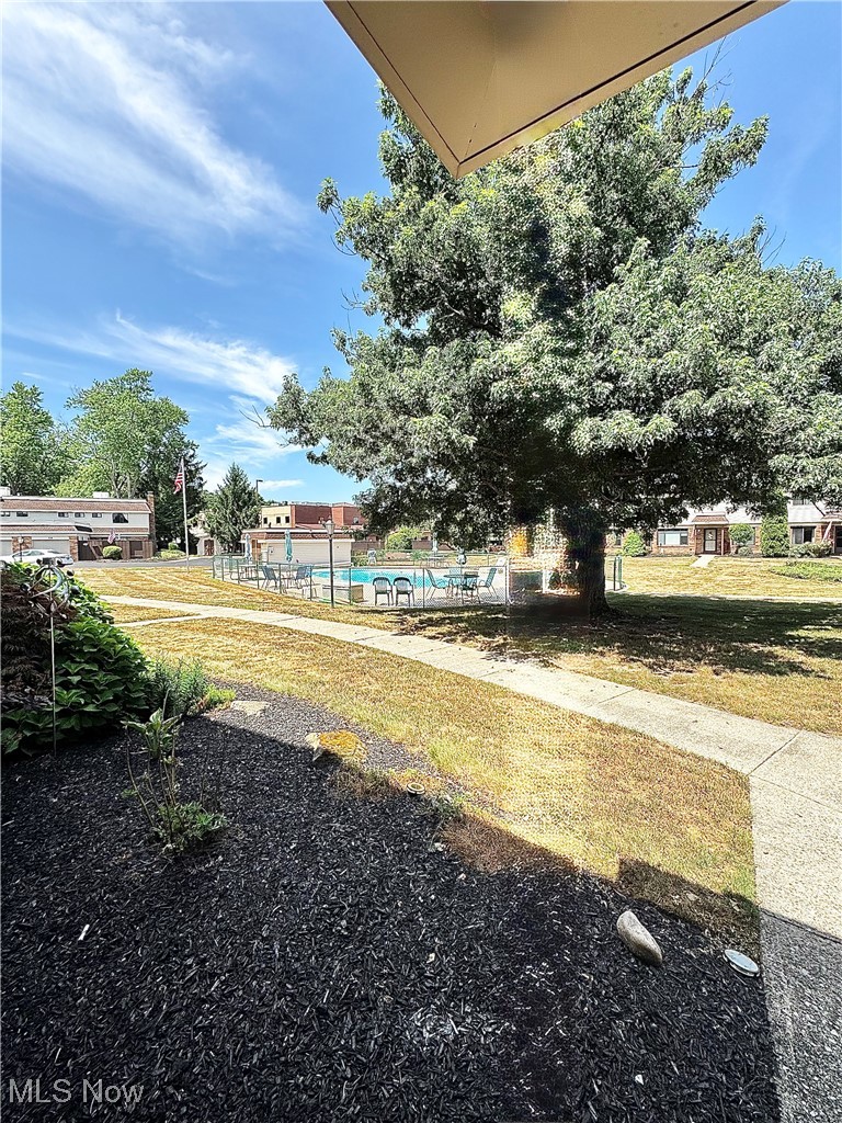 7050 Chillicothe Road, Unit B18 Mentor, OH 44060 - Photo 22 of 24 View of grassy yard featuring a community pool