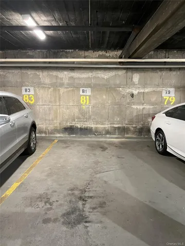 a view of parking garage