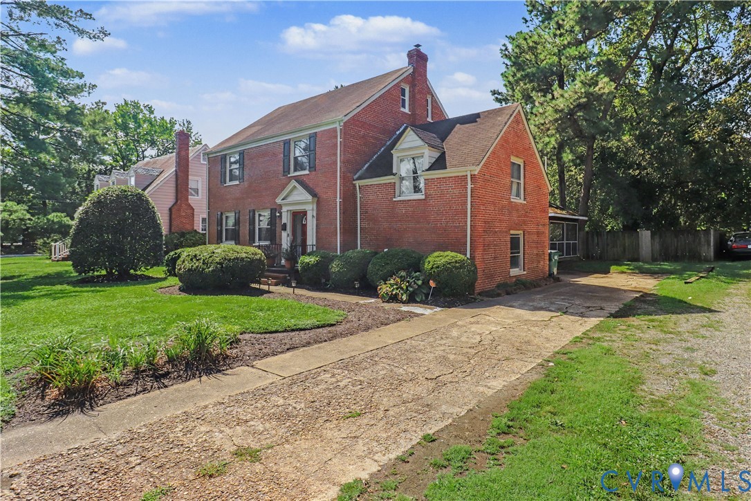 4803 Coleman Road Richmond, VA 23230 - Photo 3 of 54 Brick exterior with white trim, dormer window, est