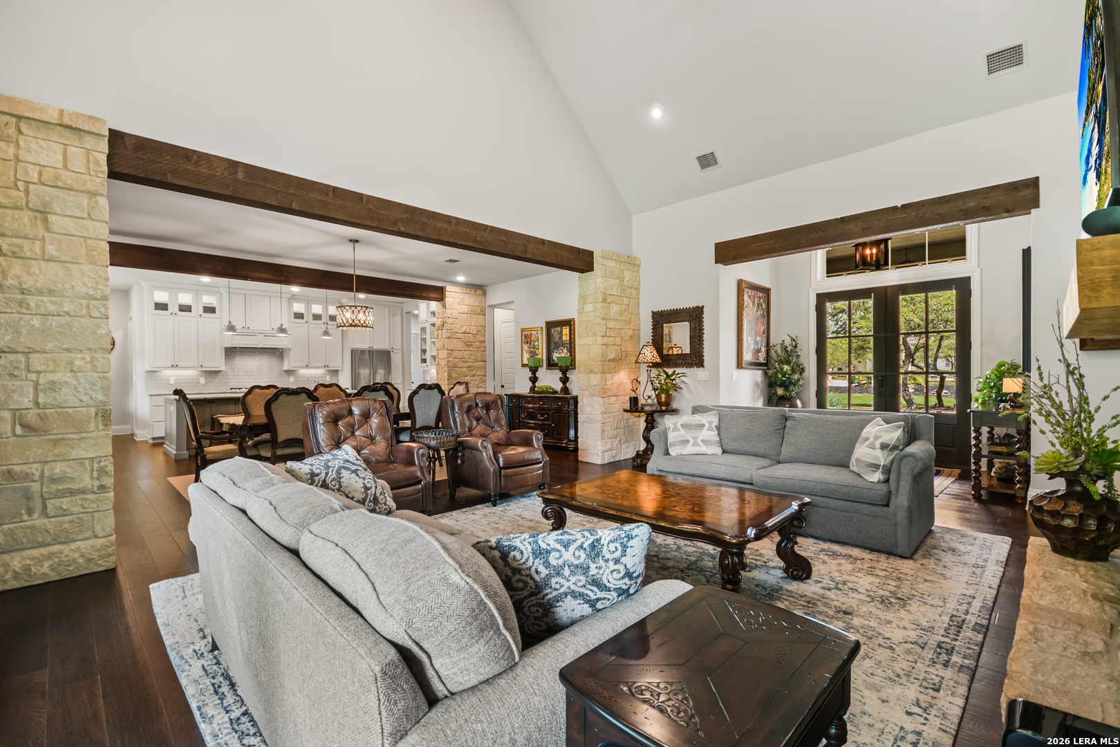 55 Brook Ridge Boerne, TX 78015 - Photo 19 of 59 a living room with furniture and a large window