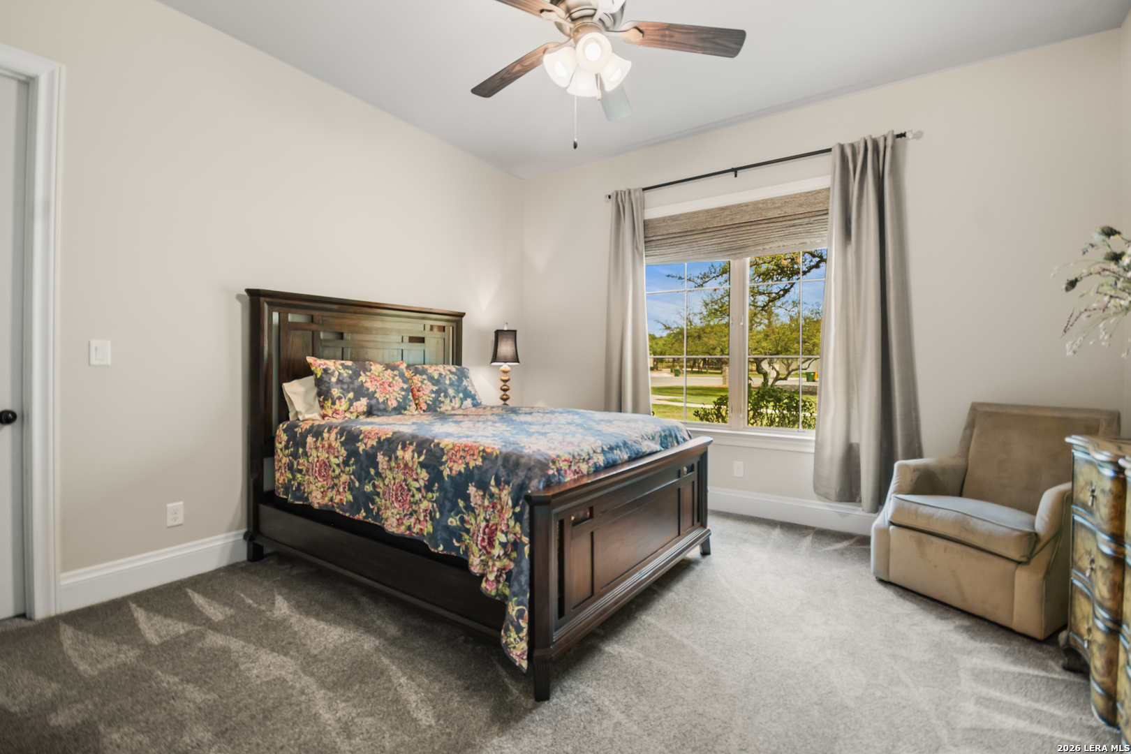 55 Brook Ridge Boerne, TX 78015 - Photo 33 of 59 a bedroom with a bed and a couch