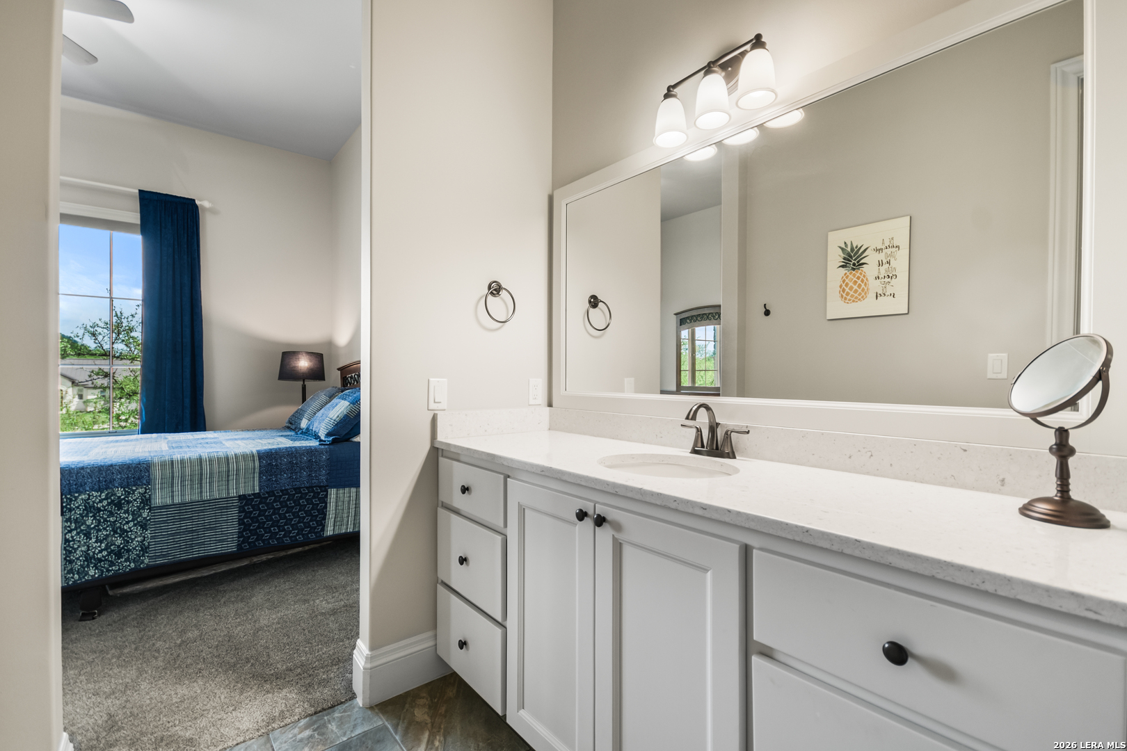 55 Brook Ridge Boerne, TX 78015 - Photo 39 of 59 a bathroom with a double vanity sink mirror and bathtub