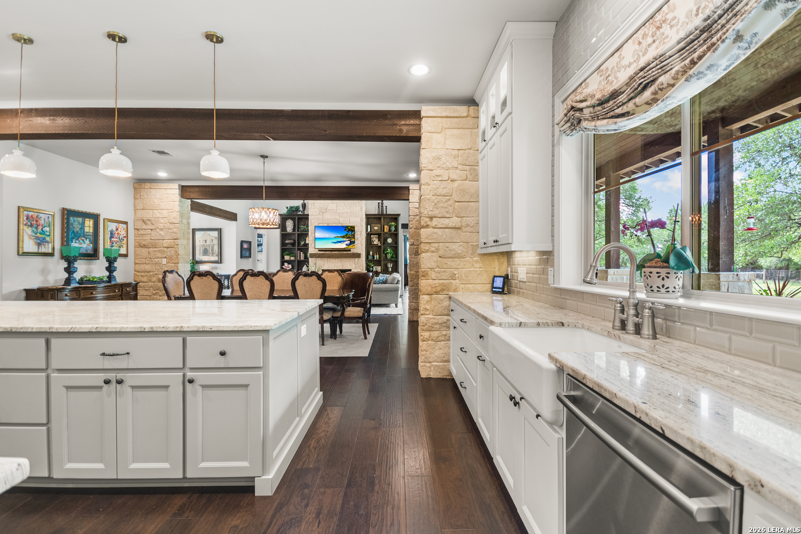 55 Brook Ridge Boerne, TX 78015 - Photo 8 of 59 a large white kitchen with a large window