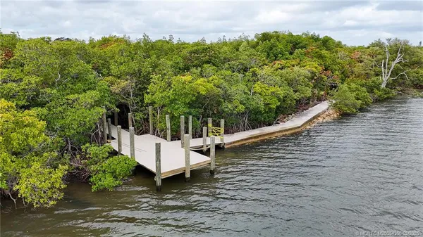 a view of a bench in the garden