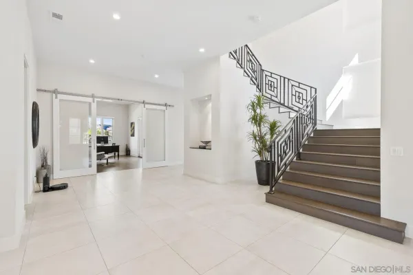 a view of entryway and hall