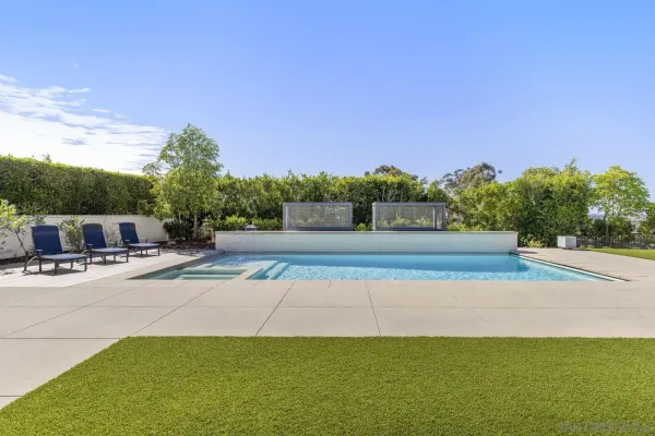 a view of outdoor space yard and swimming pool