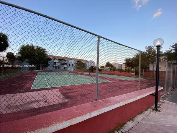 a view of a basketball court