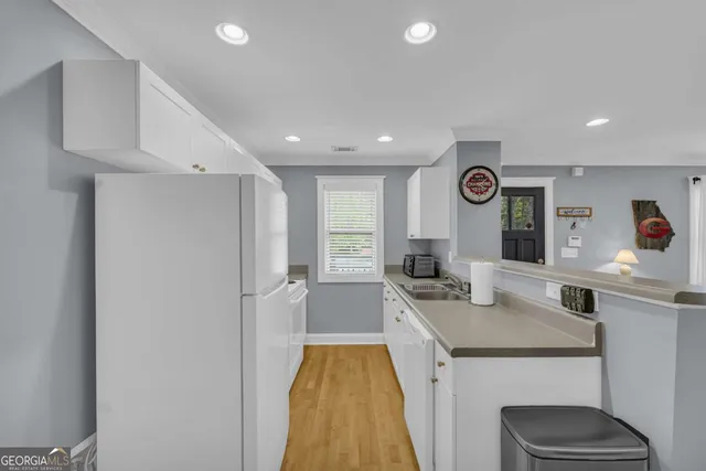 a very nice looking room with a large window