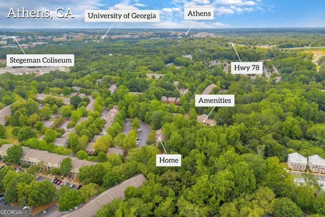 a sign broad in the middle of a city