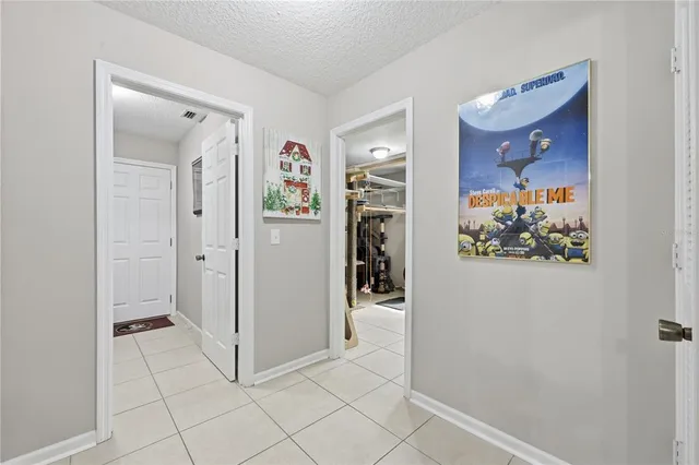 a picture of a table with wooden cabinets