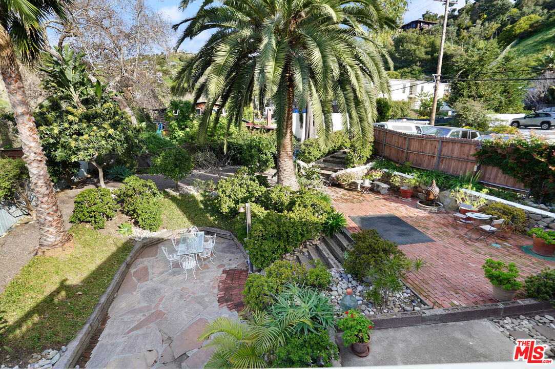 3945 Las Flores Canyon Road Malibu, CA 90265 - Photo 31 of 45 a view of a yard with plants