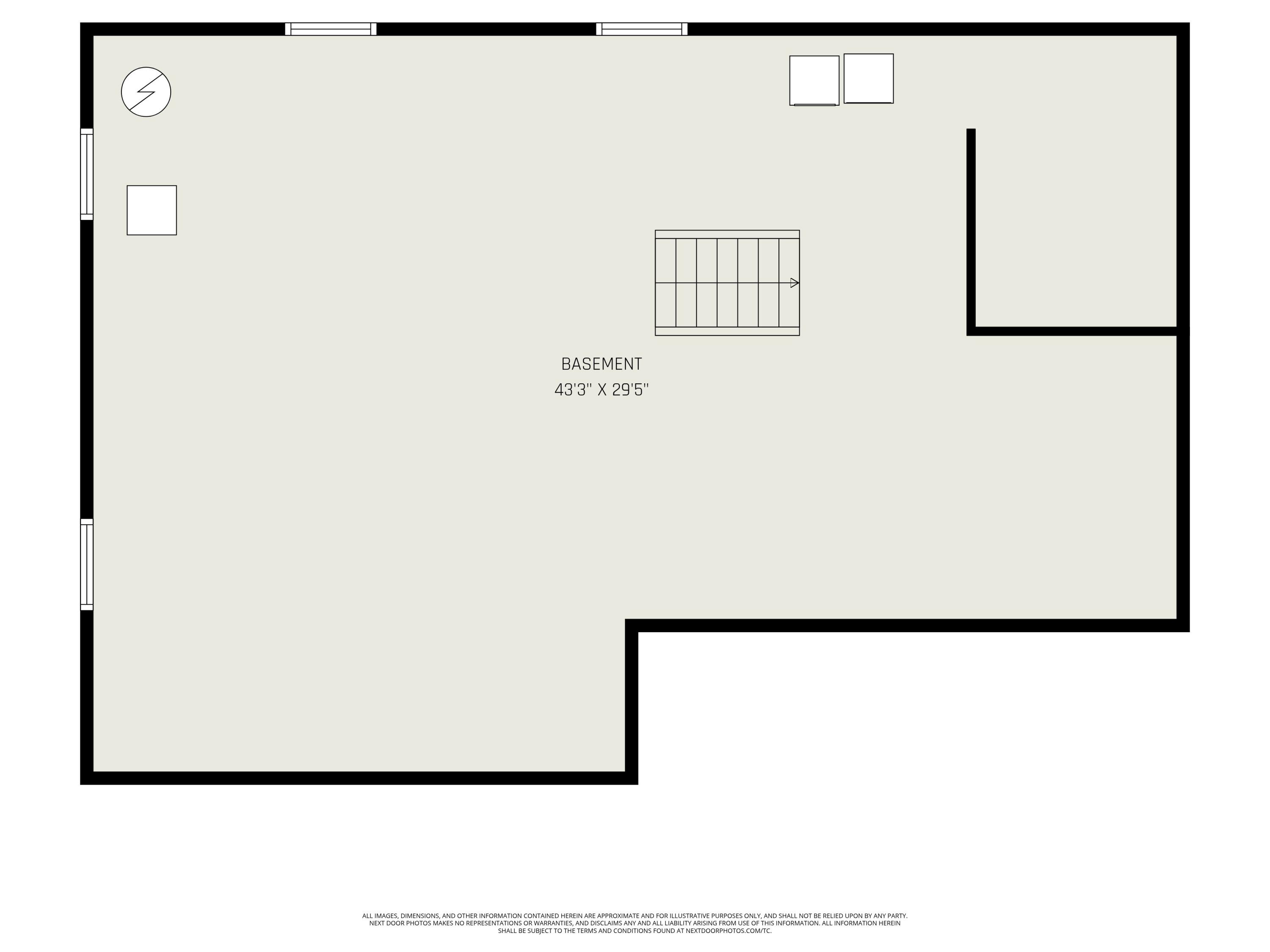 92 South Amber Road Scottville, MI 49454 - Photo 21 of 21 Floor Plan - Basement