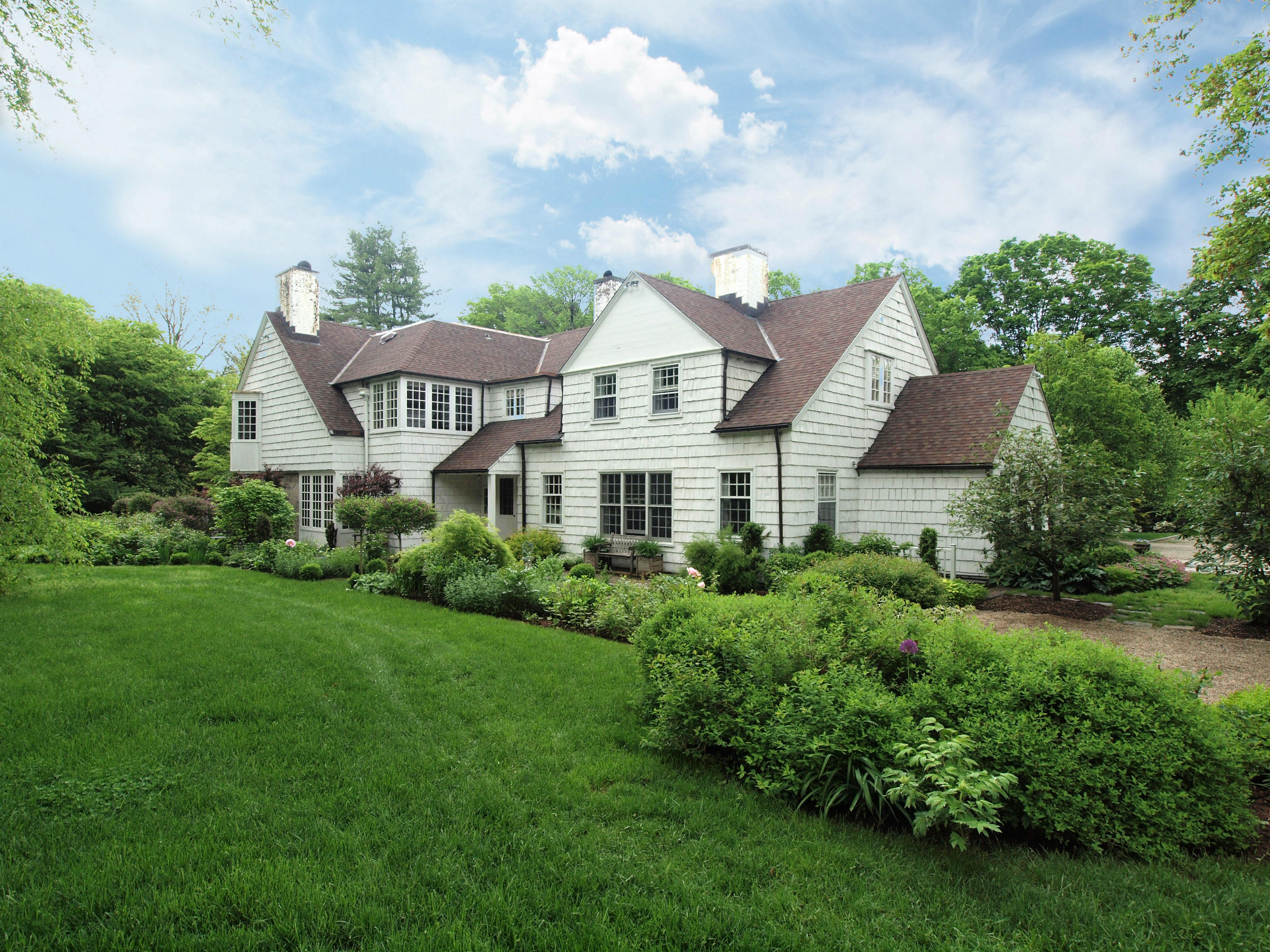 613 Silvermine Road New Canaan, CT 06840 - Photo 25 of 25 25 Rear View of House