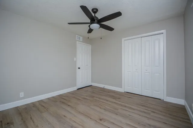 wooden floor in an empty room
