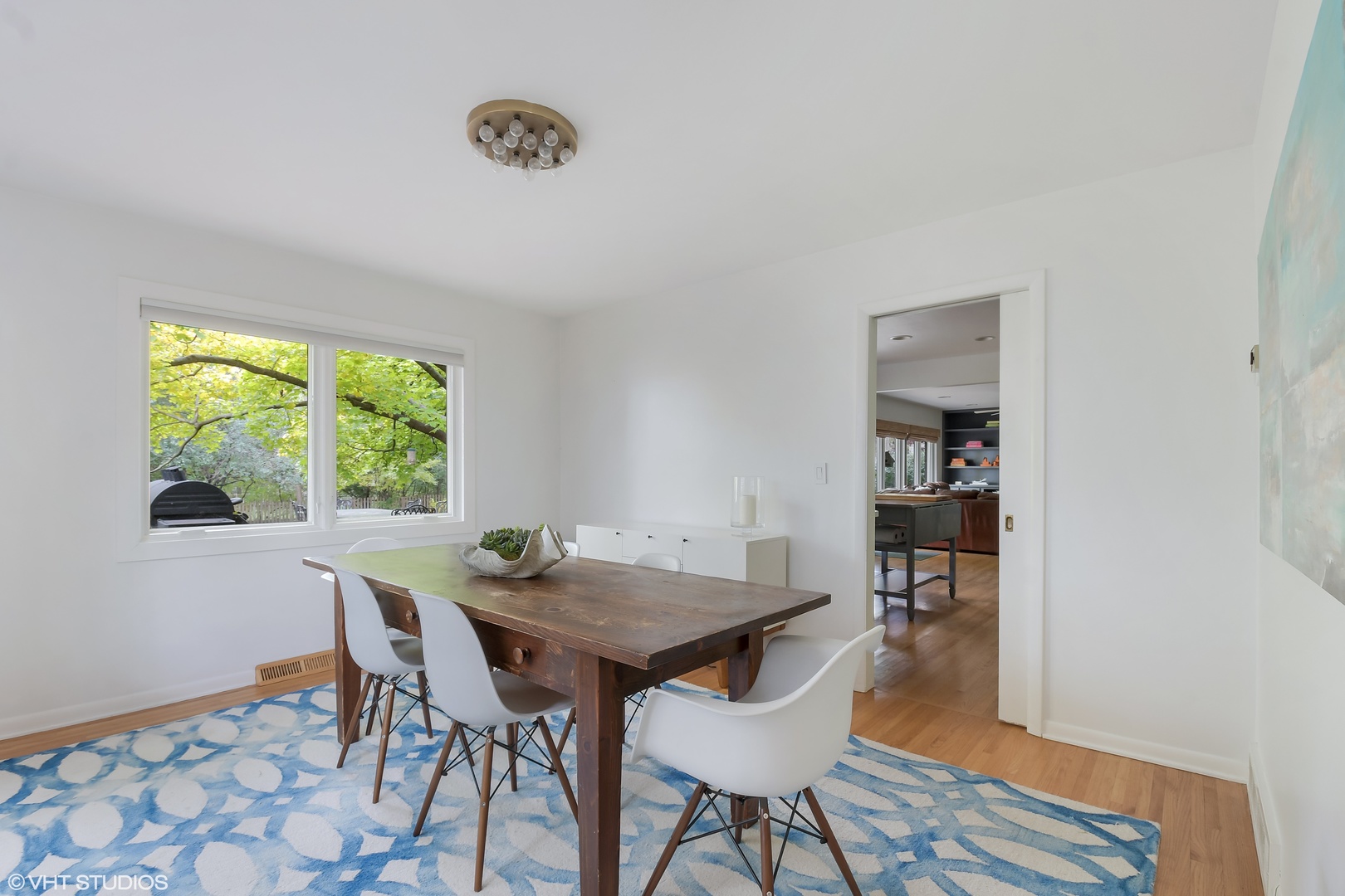 208 Sunset Terrace Lake Bluff, IL 60044 - Photo 3 of 14 a view of a dining room with furniture and a window